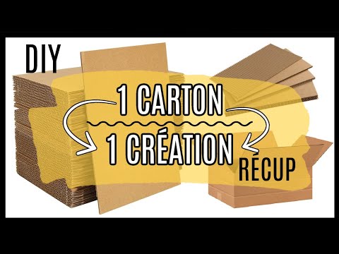 1 CARTON 1 CREATION ASTUCE RÉCUP