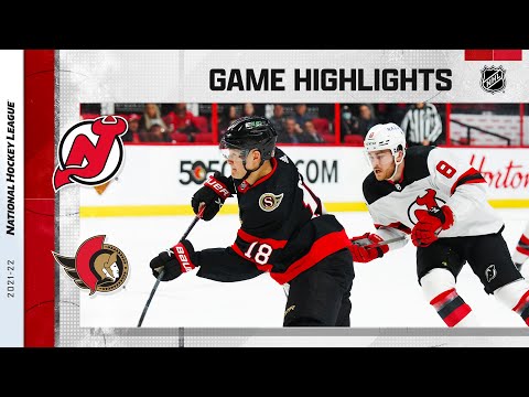 Devils @ Senators 4/26 | NHL Highlights 2022 video clip