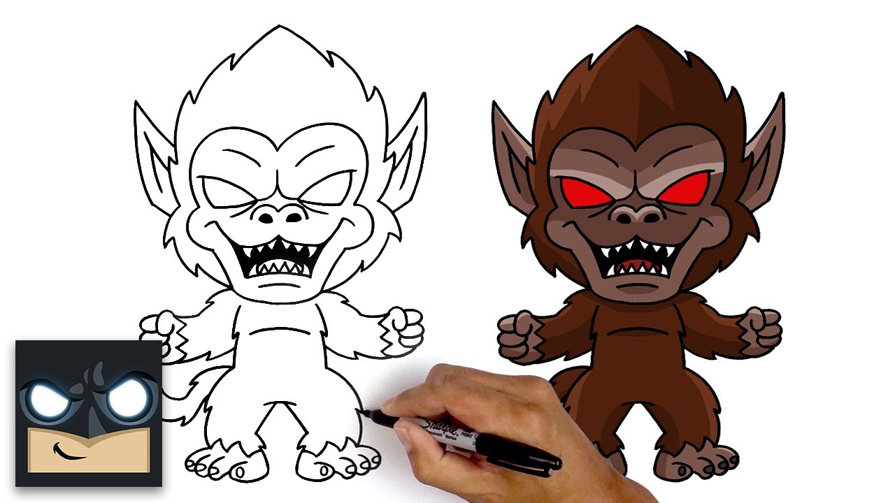 How To Draw Great Ape Goku - Dragon Ball Z