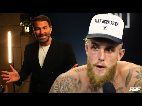 JAKE PAUL GOES IN ON “CLOUT CHASING B****” EDDIE HEARN DURING MIKE TYSON PRESS CONFERENCE