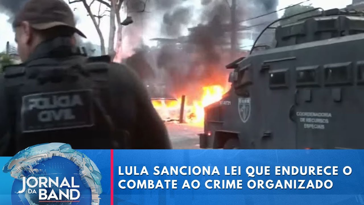 Lula sanciona lei que endurece o combate ao crime organizado | Jornal da Band