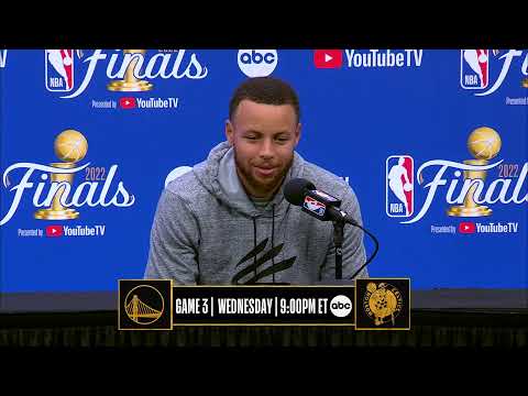 LIVE: Golden State Warriors 2022 #NBAFinals Presented by YouTube TV | Game 3 Media Availability video clip