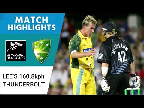Lee’s 160.8kph Thunderbolt | Ponting Masterclass | Australia vs New Zealand Napier 2005 Highlights