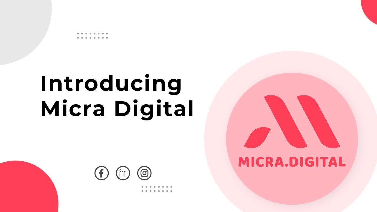 Micra Digital - Odoo(ERP) | SaaS | Web and App Development | Digital Marketing - Promotional Video | 11.07.2024

Micra Digital is a Software Development Company specializing in Odoo(ERP), SaaS, Web and App Development, and Digital ...