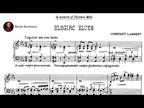 Constant Lambert - Elegiac Blues (1927)