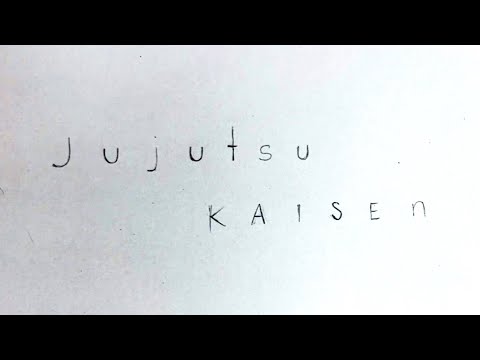 Text to art: How to draw jujutsu kaisen words to anime character [Nobara and Itadori]