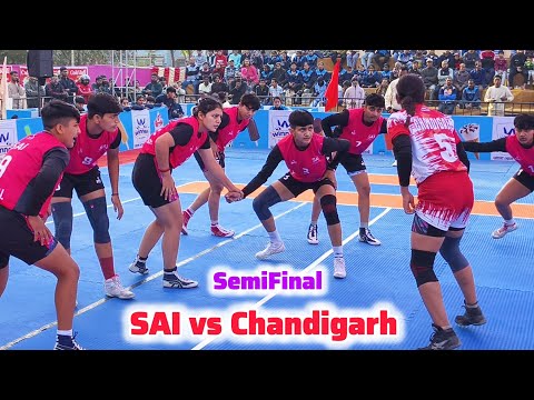 Semifinal SAI vs Chandigarh Junior National Kabaddi Championship Kolkata