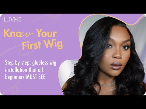 Know Your First Wig | Step by Step: Glueless Wig Installation That All Beginners MUST SEE #luvmehair