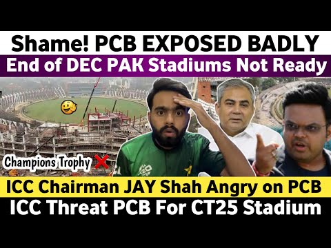 Shame PCB! Pak Stadium For CT25 Still Not Ready | Champions Trophy Schedule | Pak Media on India |