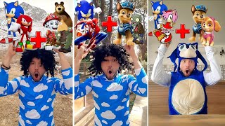 Sonic and Spiderman + Chase and Zombie = Marvel Animation