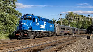 Full HD 60FPS: NJ Transit Evening Rush Hour Trains on the Main Line with NS Freight Trains 6/15/26