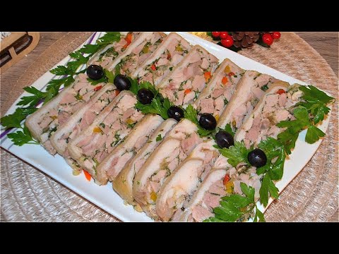 СРОЧНО ВСЕМ ГОТОВИТЬ!Бюджетная, Очень вкусная закуска на Праздничный СТОЛ!Рулет из РУЛЬКИ за КОПЕЙКИ