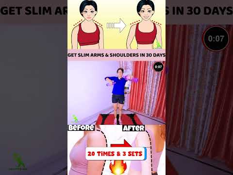 Get Slim Arms & Shoulders in 30 DAYS #health_tips #anisha #ytshorts #exercise