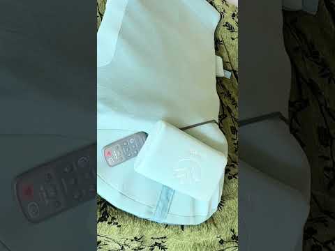 Sciatica pain relief made simple… this heated back stretching mat uses air compression and soothing