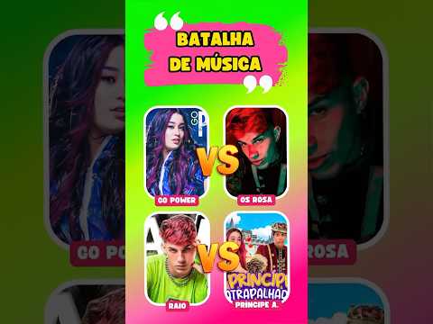 🔥🎤 BATALHA DE MÚSICA | EMILLY VICK 🩷 VS VOID CAUAN 💚 #quiz #shorts #musica #viral #fyp #fypシ