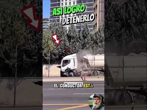 asi detubo este camion sin frenos😱#camiones #truck #camioneros #trailer #camion