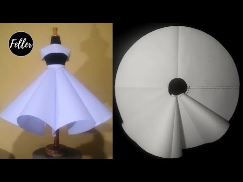 ¡Falda Doble Circular! con Fórmula del Radio y Telas Recomendadas