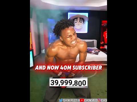Ishowspeed 1m - 40m Subscriber Celebration 🎉 #ishowspeed #celebration