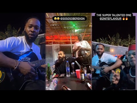 Flavour, Phyno, Zlatan, Pocolee & Others Live Guiter Session In Ukpor After Zenco Mum's Funeral