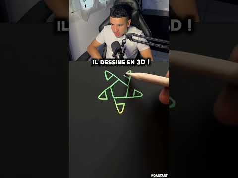 Il Dessine en 3D !