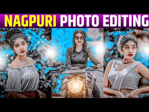 Instagram Trending Blue Nagpuri Photo Editing | Nagpuri Photo Editing Kaise Kare? Photo Editing