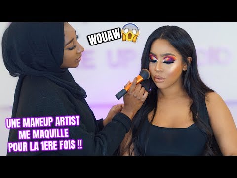 UNE MAKEUP ARTIST ME MAQUILLE POUR LA PREMIERE FOIS !! 😱😍✨
