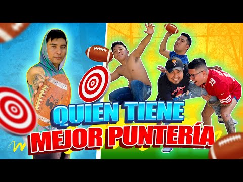 🏈 ¿QUIEN TIENE MEJOR PUNTERIA? CON EL CREEW 🏈