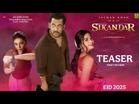 Sikandar Teaser First Review| Salman Khan, Rashmika Mandana, Kajal Agarwal, Sikandar Teaser Trailer