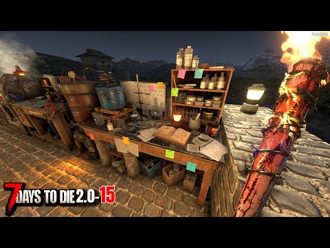 【7days to die 2.0】ポンプショットガン入手!&科学ステーション! #15 #7dtd