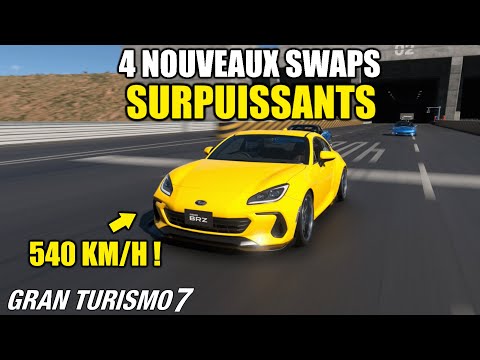 4 NOUVEAUX MOTEURS / SWAPS ULTRA PUISSANTS ! GRAN TURISMO 7
