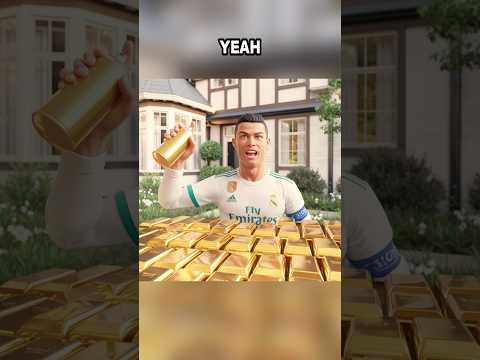Ronaldo bought a Bugatti with fake gold 😱 🚨