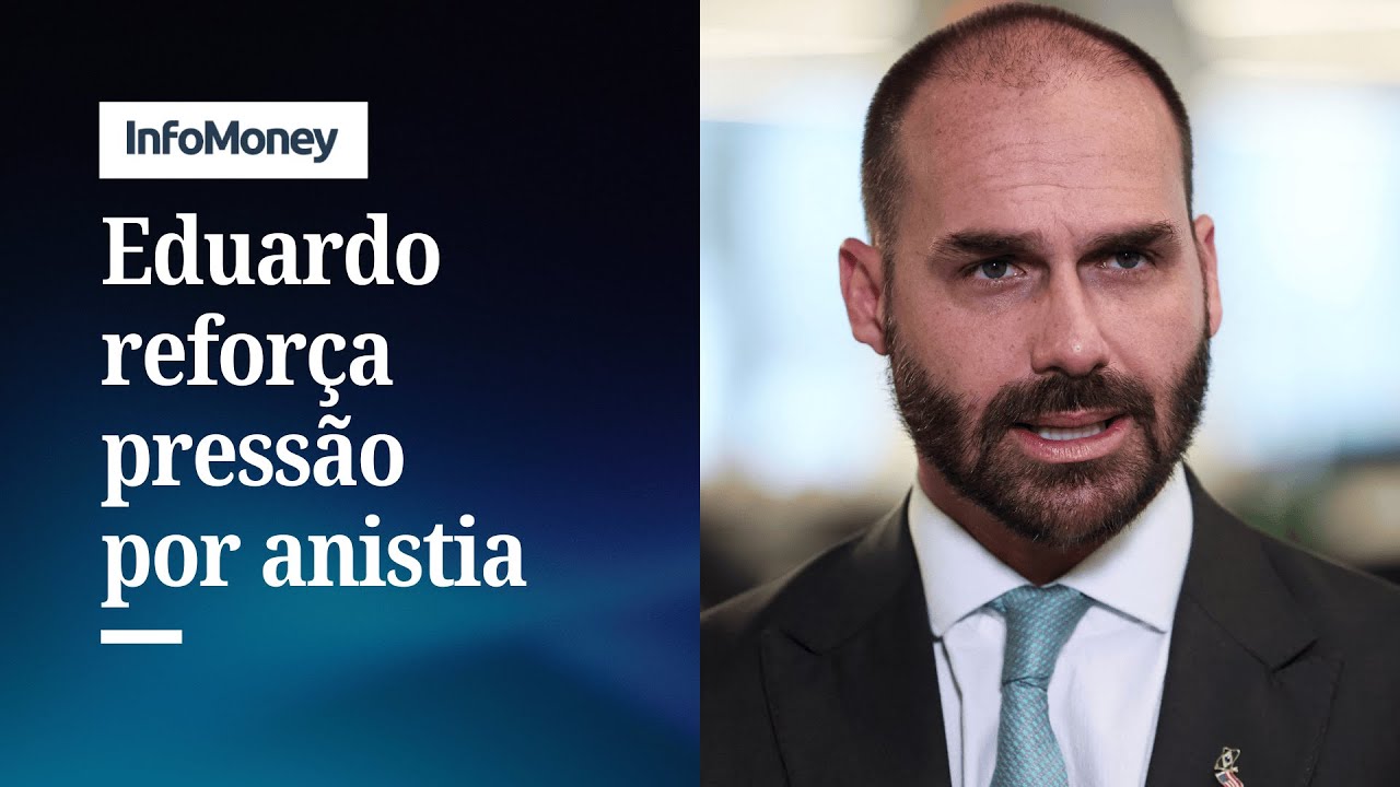 Eduardo afirma que redução de tarifas depende da anistia no Brasil | InfoMoney News