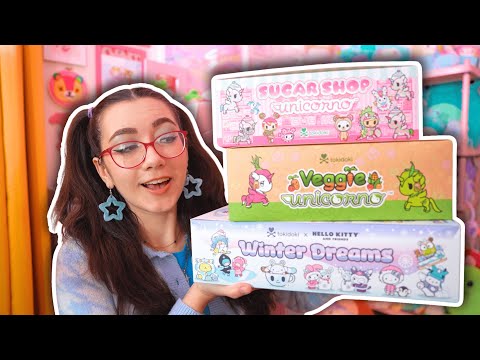 opening a bunch of TOKIDOKI blind boxes!!