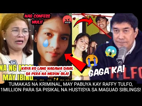 KOMPIRMADO! JANICE the KILLER, 1 MILLION PABUYA NI RAFFY TULFO NAKUHA NA! UMAMIN sa BRUTAL na GAWA!