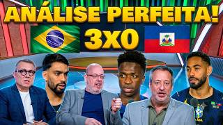 BRASIL 3x0 HAITI COPA DO MUNDO - VINI JR. PAQUETÁ E CUNHA JOGARAM DEMAIS!