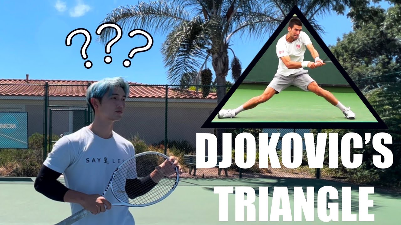 Djokovic explains the triangle, tennis’ most important shape￼