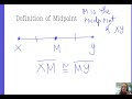 Midpoints and the Transitive Property