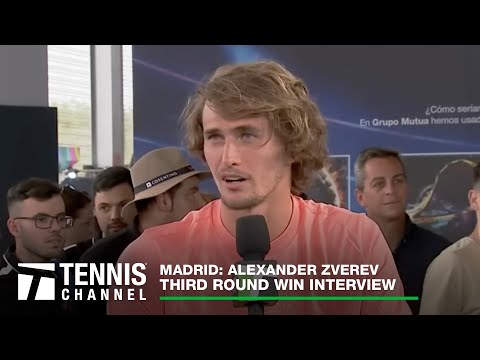 Alexander Zverev discusses his love for playing in Madrid | 2023 Madrid Third Round