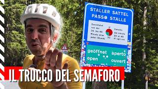 Passo Stalle / Staller Sattel: Cycling It Alone (The Traffic Light Timing Trick)