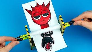 AMAZING ART & PAPER CRAFT RADDY TRANSFORMATION FOR FANS INCREDIBOX SPRUNKI