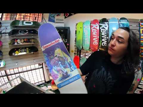 Board setup at the skate shop 3