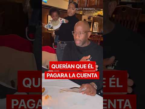 Querían que el HOMBRE pagara la cuenta ? ¿QUÉ OPINAS?