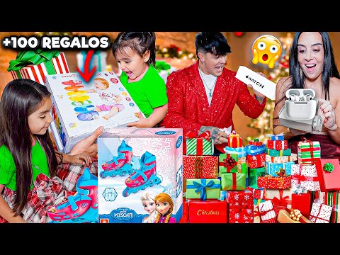 ABRIENDO 100 REGALOS DE NAVIDAD 2024😱🎁