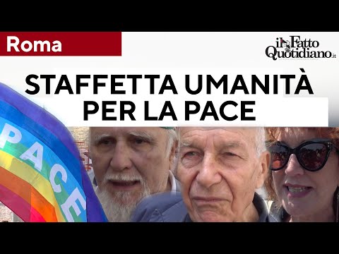 Staffetta per la pace, Bertinotti: "Sinistra politica moribonda, serve la società civile"
