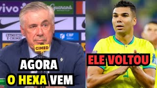 ANCELOTTI FEZ SUA PRIMEIRA CONVOCAÇÃO #shorts