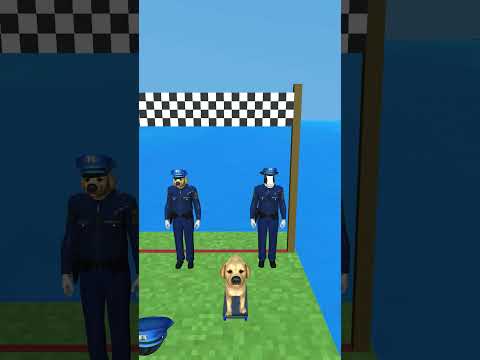 Chicken, Cow cute Vs Dog cute? Which animal can get the most Police Hat?