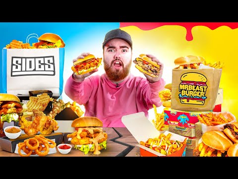 The SIDEMEN vs MR BEAST BURGER Mukbang!