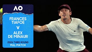 Frances Tiafoe v Alex de Minaur Full Match | Australian Open 2026 Third Round