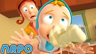 Baby Daniel's Having A SICK Day | ARPO Full Episode: Season 1 Ep 17 | Robot Cartoons For Kids