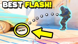 BIG BRAIN 3,000 IQ FLASH STRAT! - CS2 BEST MOMENTS #42